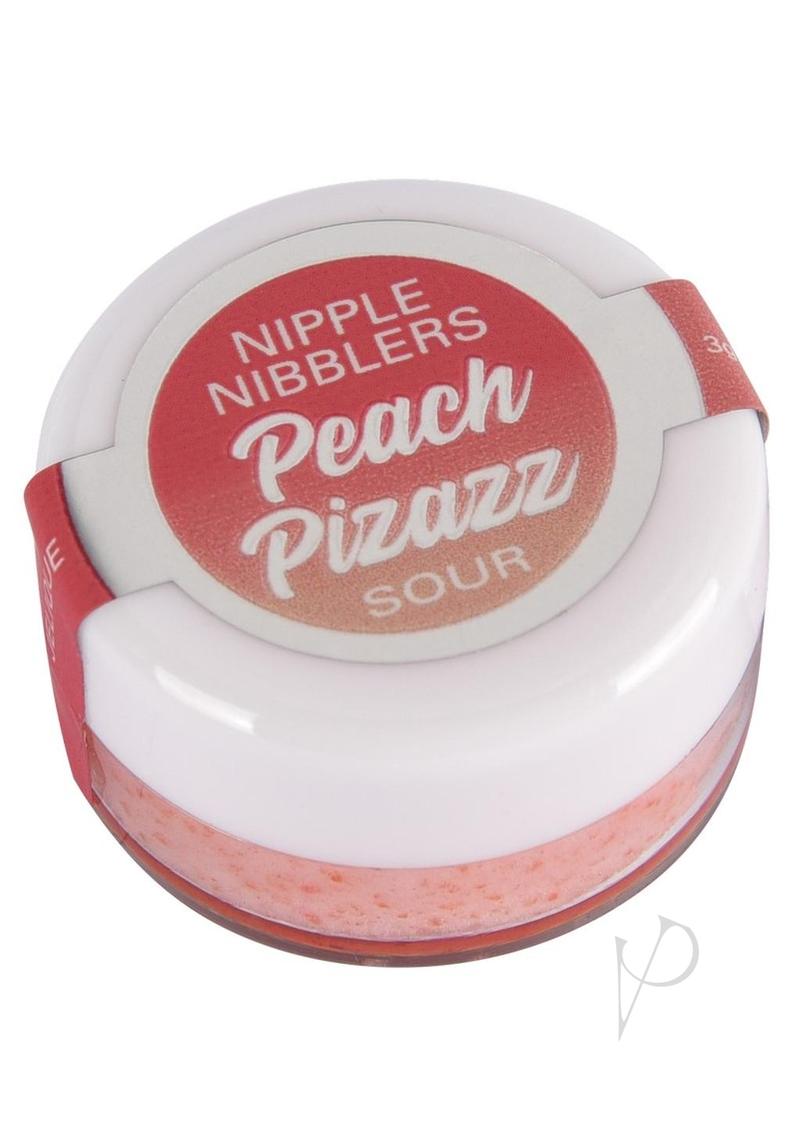 Jelique Nipple Nibblers Sour Tingle Balm Peach Pizazz 3 gm. 1 pc.