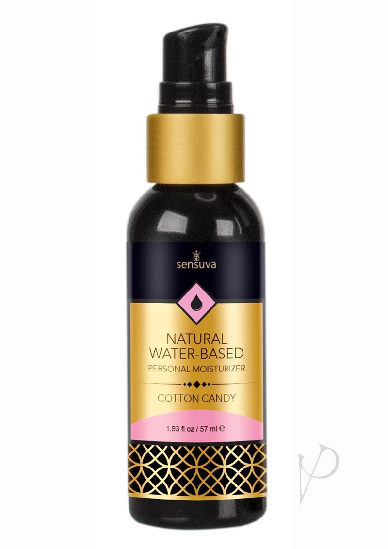 Sensuva Natural Water Based Cotton Candy Flavored Lubricant 2oz