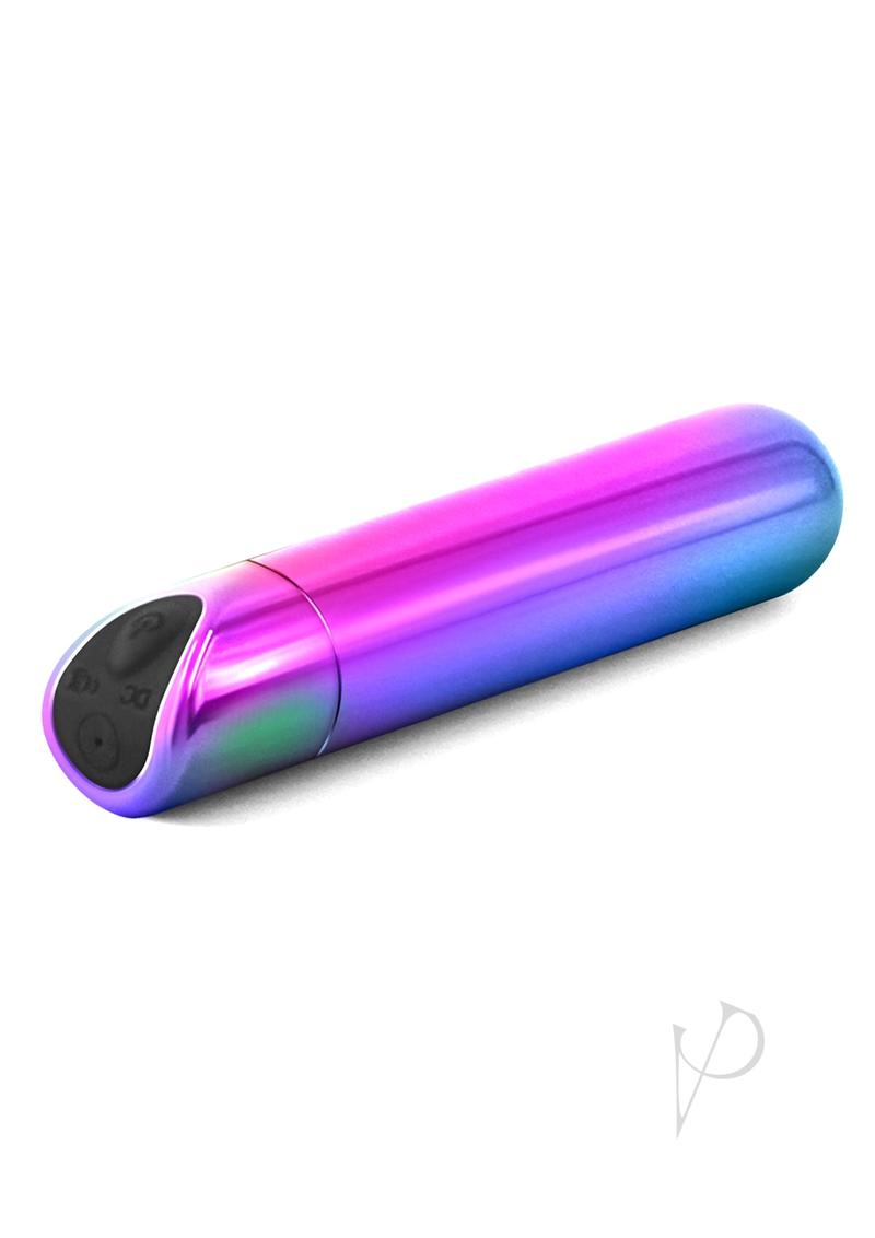 Lush Nightshade Rechargeable Petite Bullet Vibrator - Rainbow