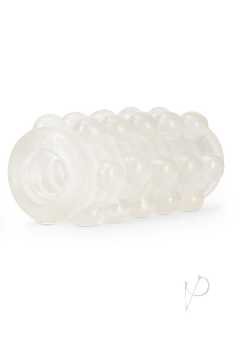 M for Men Soft and Wet Glow In The Dark Reversible Orb Masturbator - Frosted