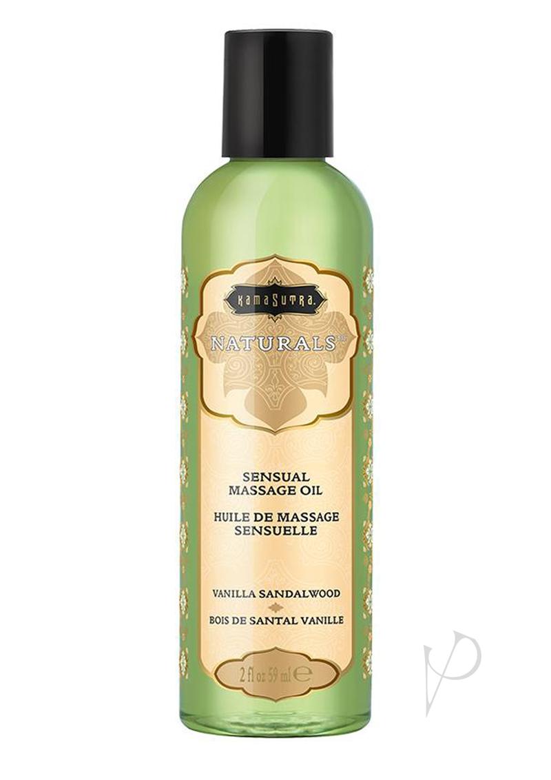 Naturals Massage Oil Vanilla Sandalwood 2oz