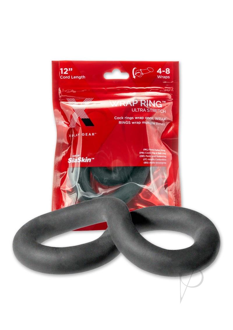 The Xplay Silicone Wrap Ring Ultra Stretch 12in - Black