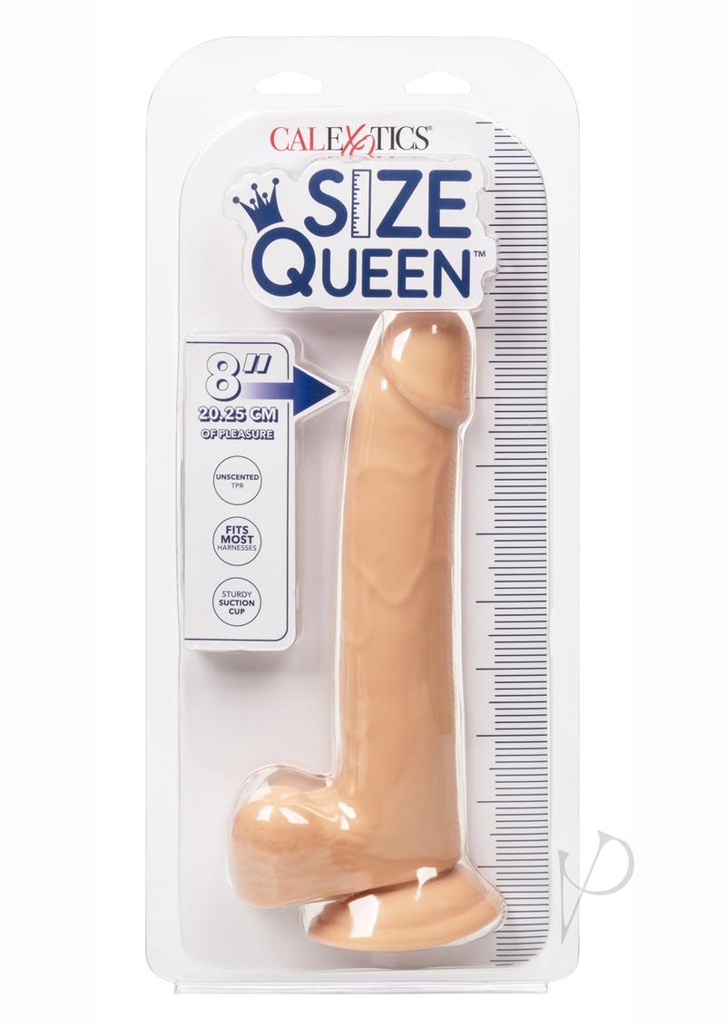 Size Queen Dildo 8in - Vanilla