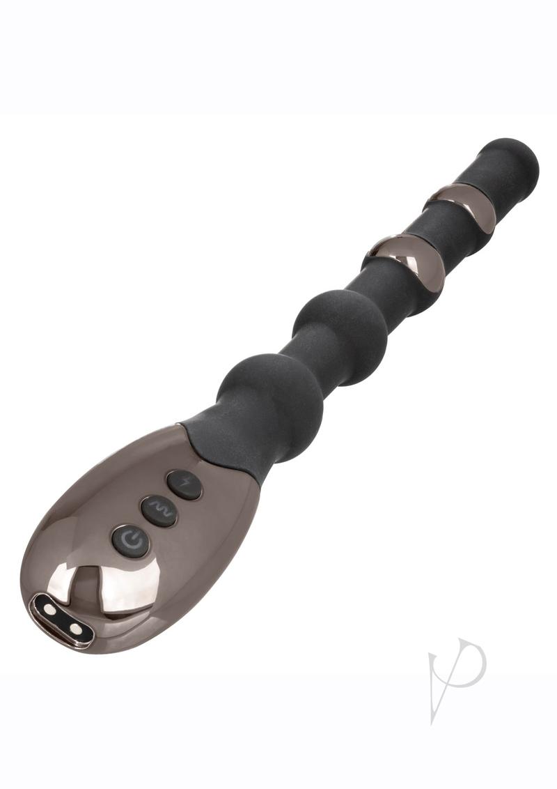 Volt Electro-Beads Rechargeable Silicone Anal Bead - Black