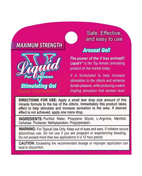 Liquid V Famle Stimulating Gel (3 Pack)