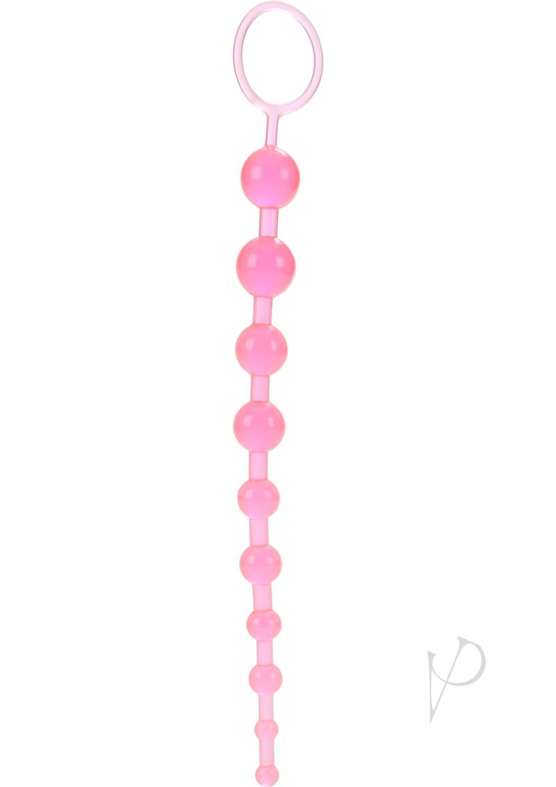 X 10 Anal Beads - Pink