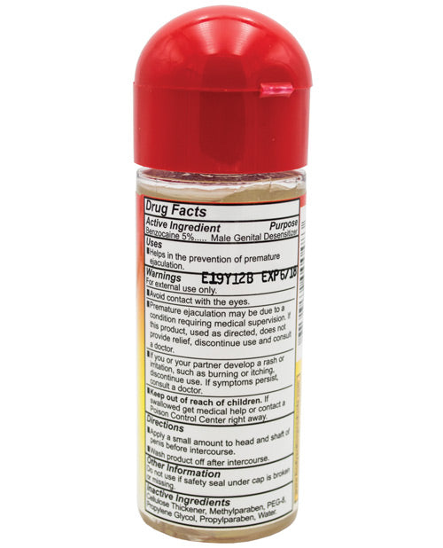 Body Action Stayhard Water Based Lubricant 2 oz