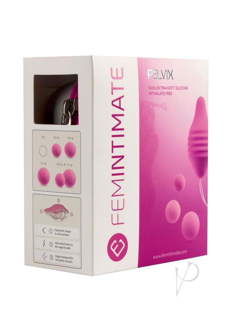 Femintimate Pelvix Trainer Intimate Relax Silicone Dialator Kit (3 Piece Kit) - Pink