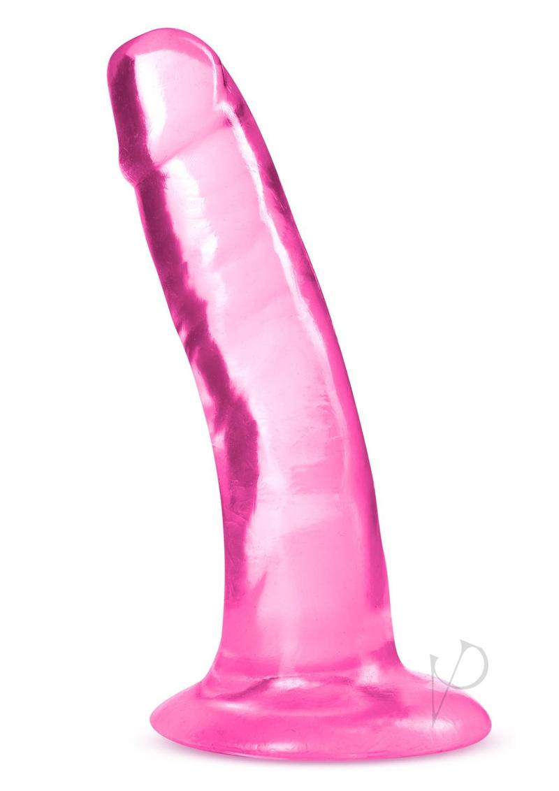 B Yours Plus Hard n` Happy Realistic Dildo 5in - Pink