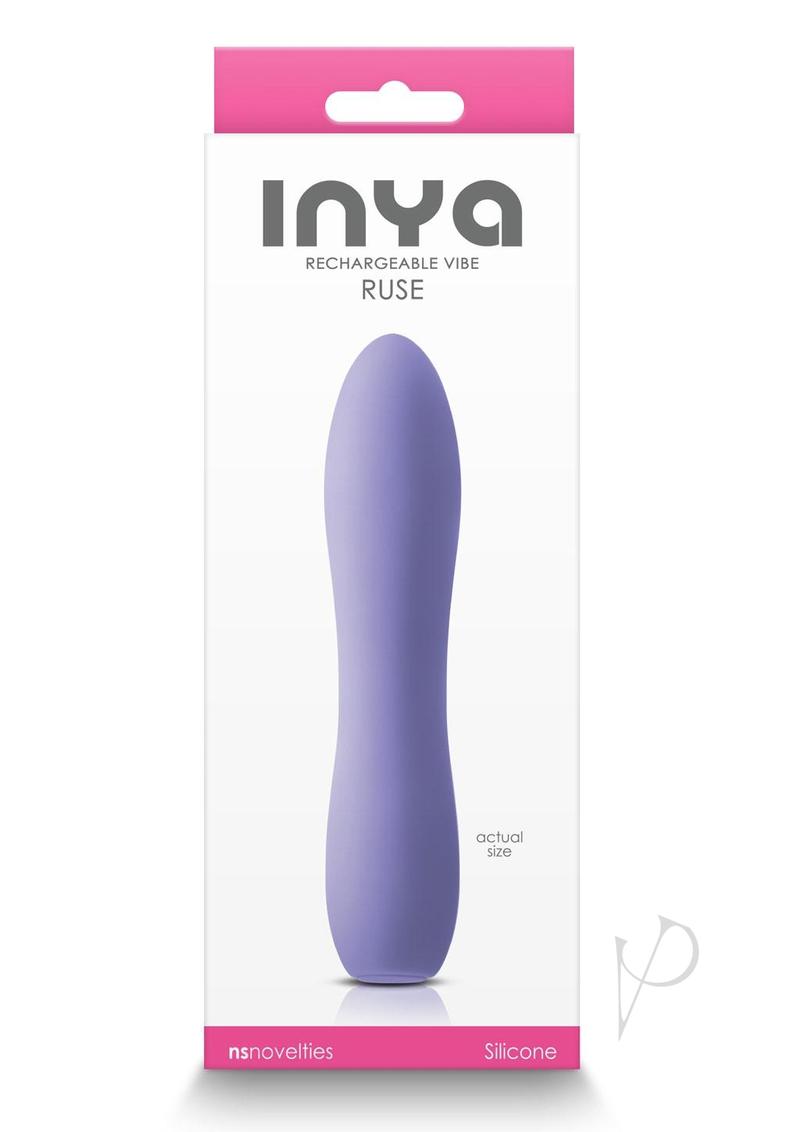 Inya Ruse Rechargeable Silicone Vibrator - Purple