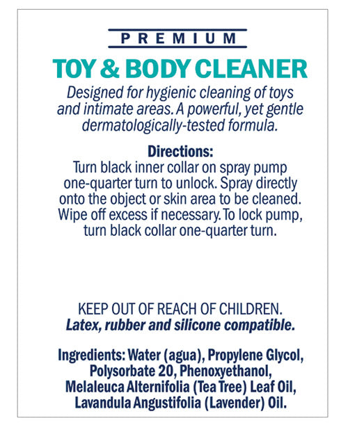 Swiss Navy Toy and Body Cleaner 6oz/177ml