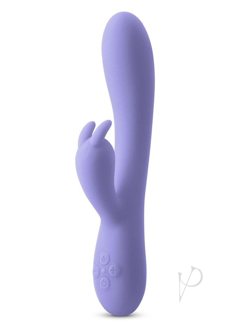 Inya Love Bunny Rechargeable Silicone Rabbit Vibrator - Purple