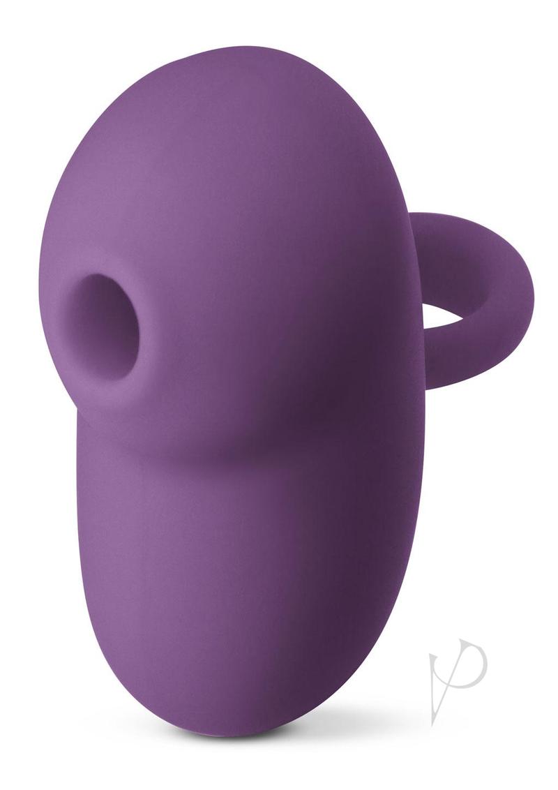 Inya Allure Pulsating Air Vibe Rechargeable Silicone Clitoral Stimulator - Purple