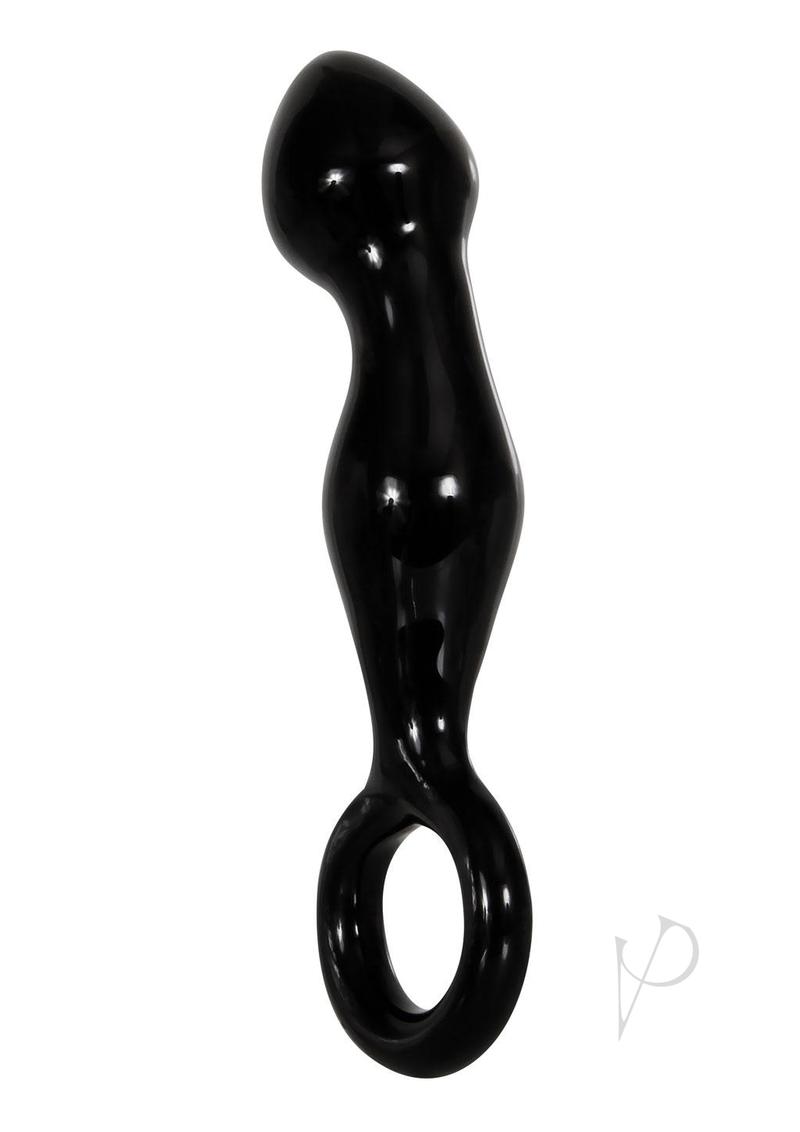 Aand E Adam`s Glass Prostate Massager Black