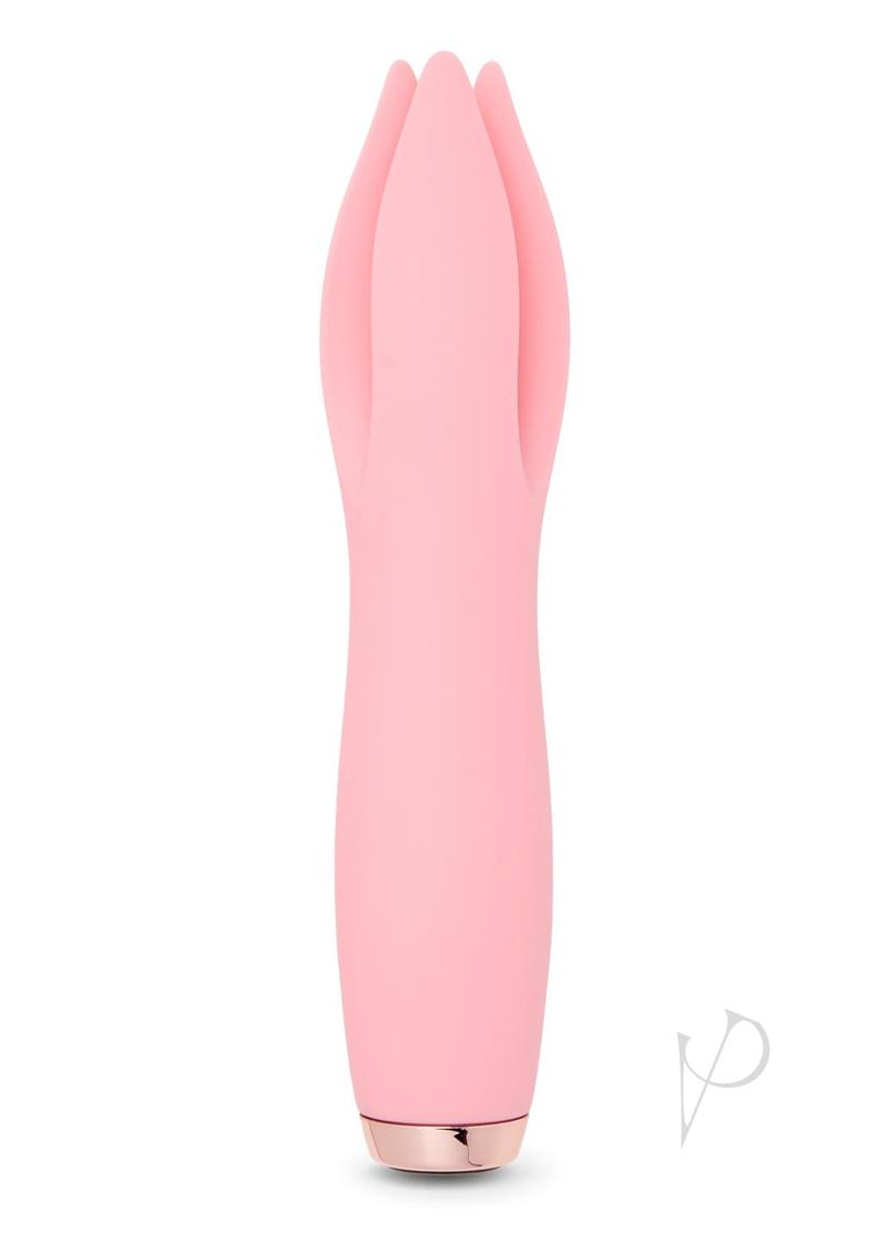 Nu Sensuelle Tulip Silicone Rechargeable Clitoral Stimulator - Millennial Pink
