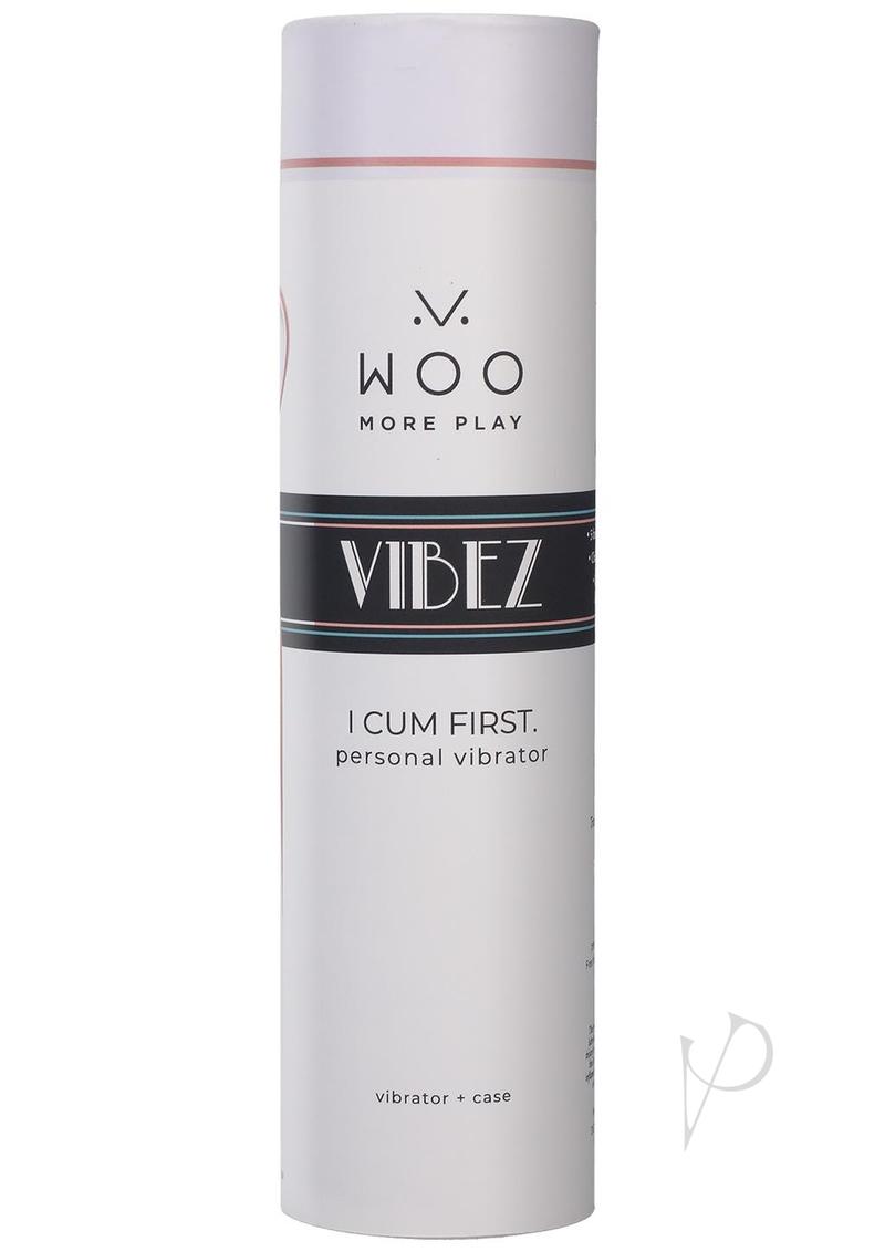 Woo Vibez Rechargeable Silicone Clitoral Stimulator - Rose Gold/White