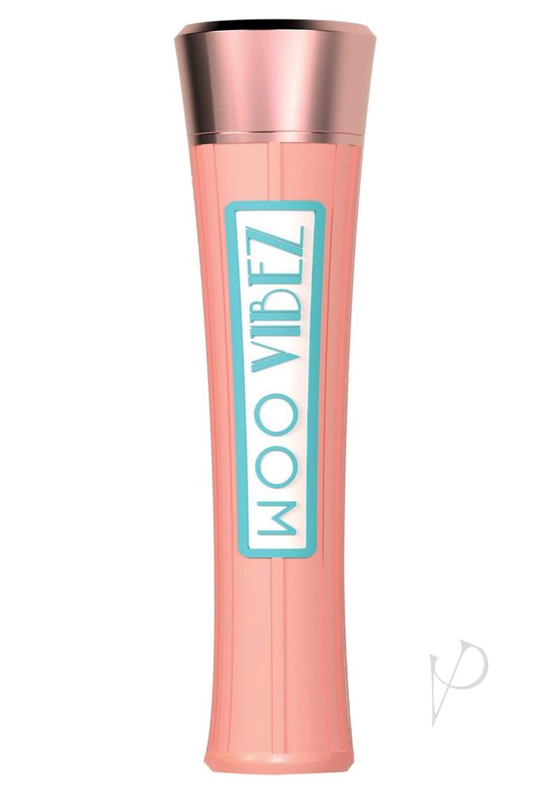 Woo Vibez Rechargeable Silicone Clitoral Stimulator - Rose Gold/White