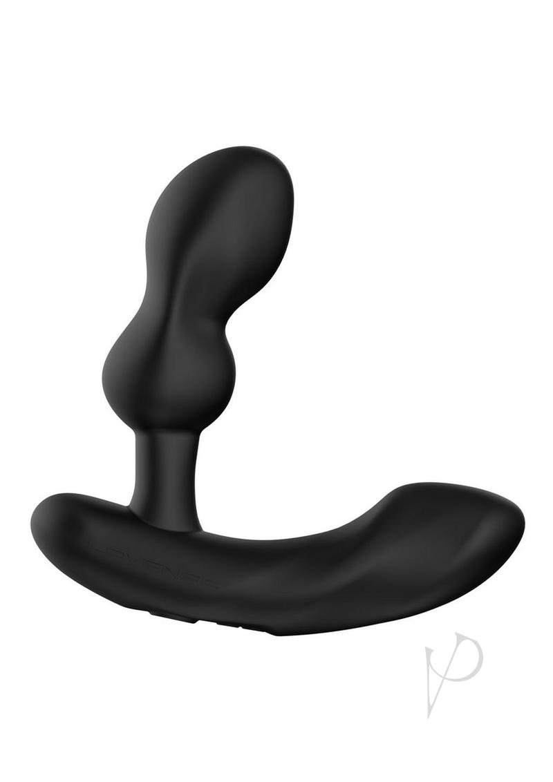 Lovense Edge 2 Silicone Prostate Massager with Remote Control - Black