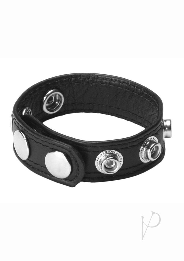Strict Leather Speed Snap Cock Ring - Black