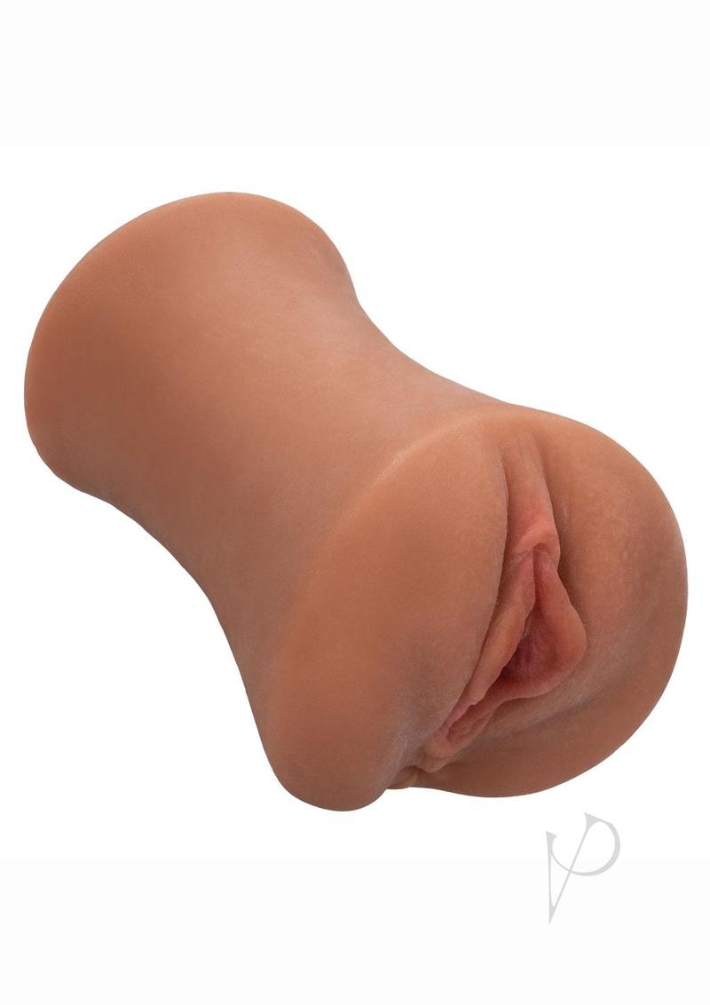 Stroke it Wet Ass Pussy Masturbator- Pussy - Caramel