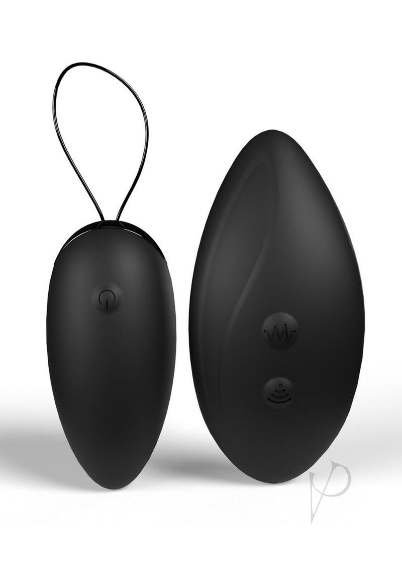 My Secret Screaming O Premium Silicone Dual Vibrator and Egg Combo Kit with Remote Control - Black