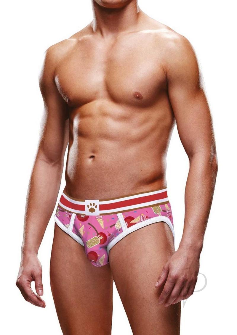Prowler Ice Cream Open Brief - XL - Pink