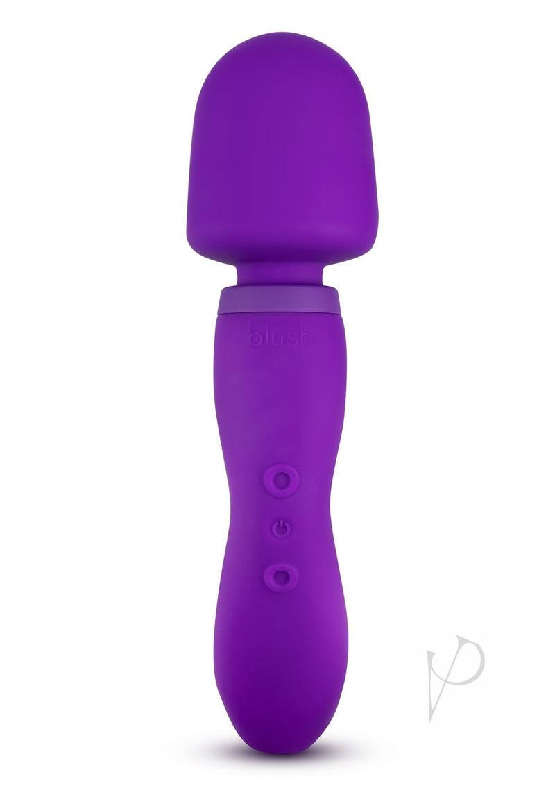 Wellness Dual Sense Rechargeable Silicone Massager - Purple