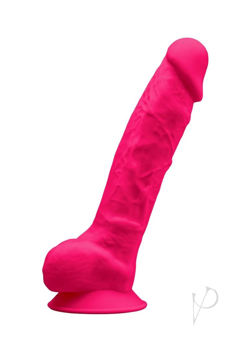 SilexD Model 3 XD04 Silicone Realistic Dual Dense Dildo 8in - Pink