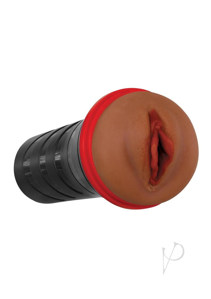 Zero Tolerance Pop On The Go Realistic Vagina Stroker - Chocolate