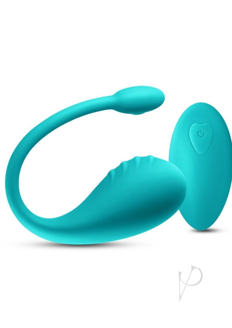 Inya Venus Rechargeable Silicone Vibrator with Remote Control - Teal