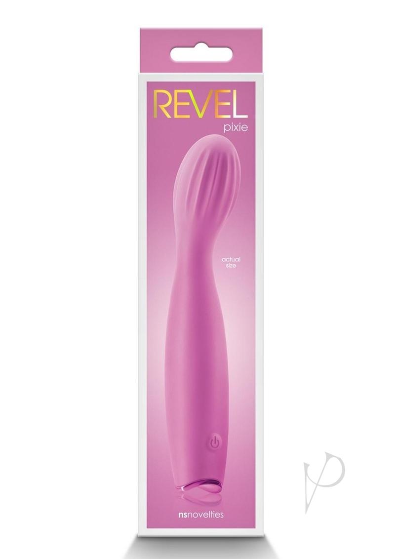 Revel Pixie Rechargeable Silicone G-Spot Vibrator - Pink