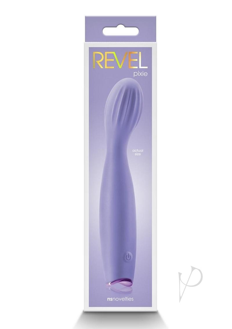 Revel Pixie Rechargeable Silicone G-Spot Vibrator - Purple