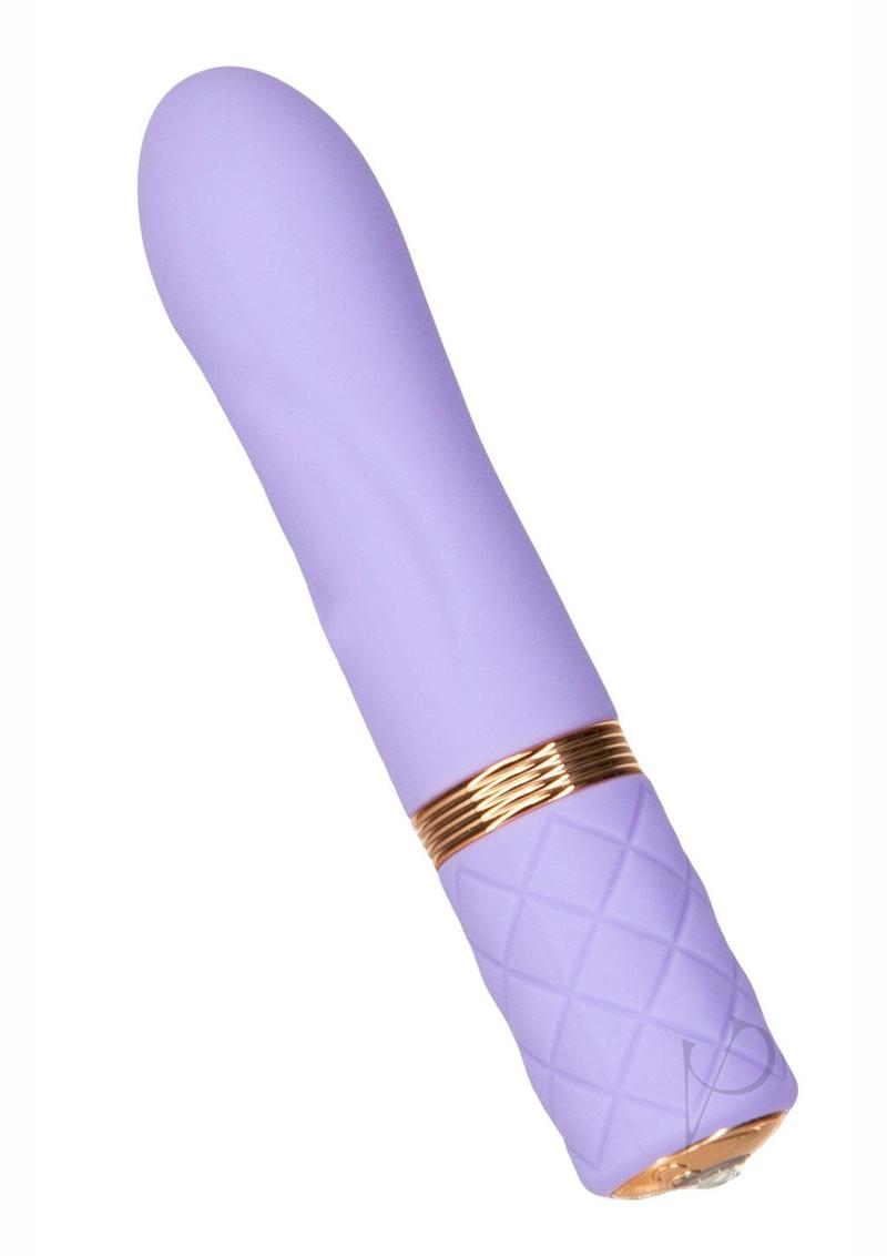 Pillow Talk Special Edition Flirty Rechargeable Silicone Bullet - Purple/Rose Gold