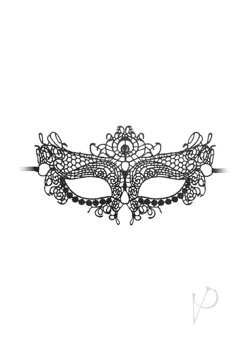 Ouch! Lace Eye-Mask Queen - Black