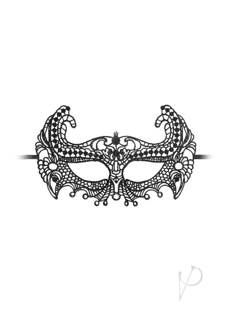 Ouch! Lace Eye-Mask Empress - Black