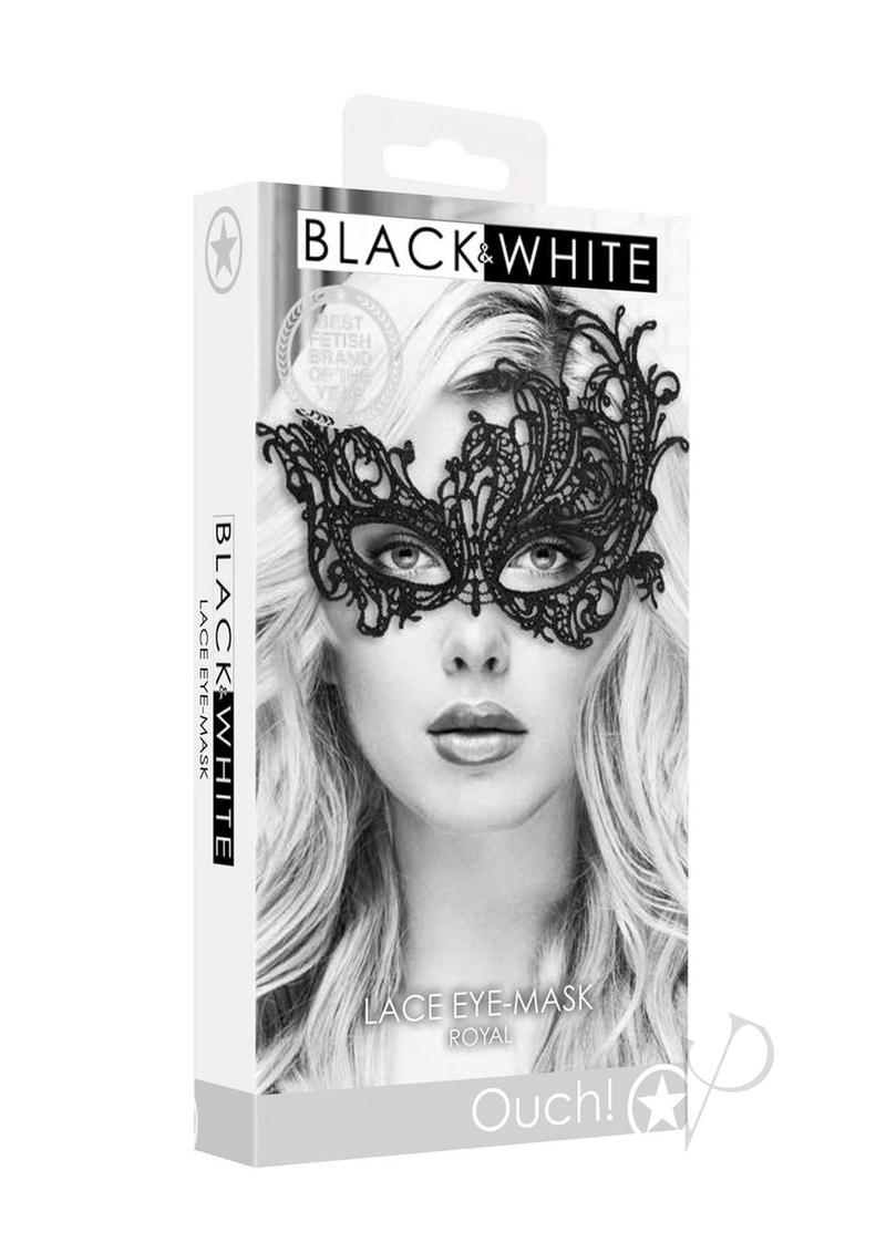 Ouch! Lace Eye-Mask Royal - Black