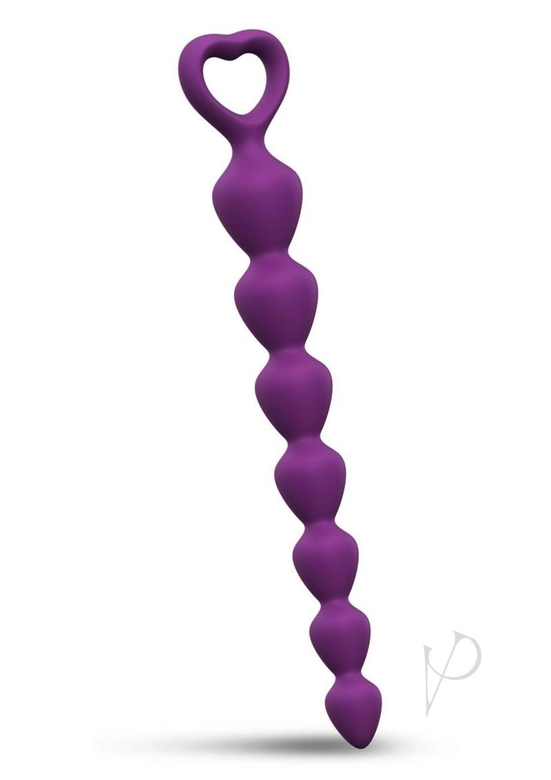 Bing Bang Silicone Anal Beads - Small - Purple Rain
