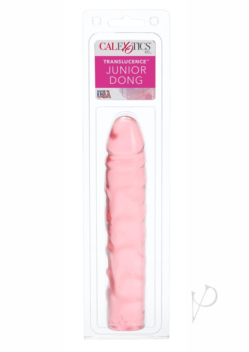Translucence Junior Dildo 7.5in - Pink