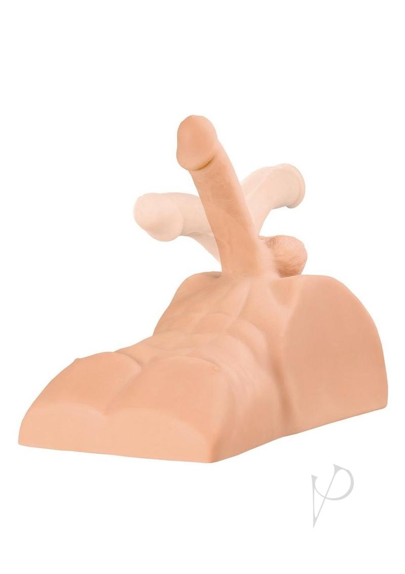 PDX Plus Perfect Ride Posable Male Masturbator - Vanilla