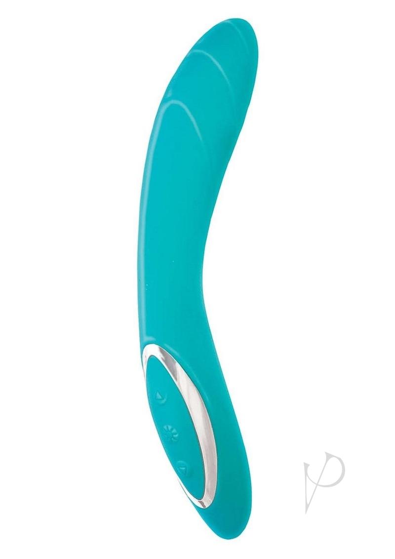 Princess Dynamic Heat Rechargeable Silicone Vibrator - Blue