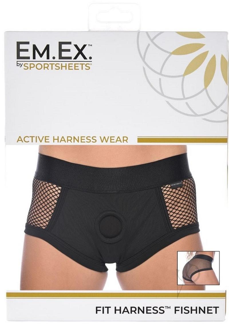 EM EX Fit Harness Fishnet - Xlarge - Black