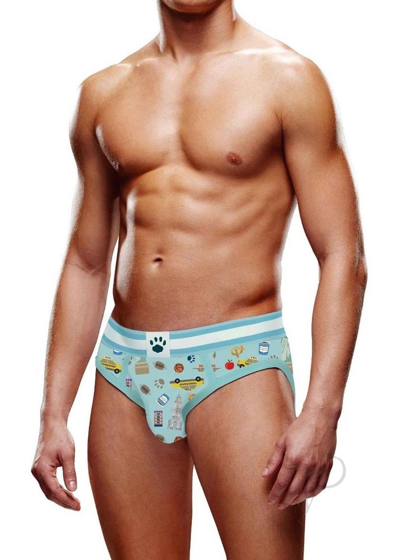 Prowler NYC Brief - XXL - Blue/White