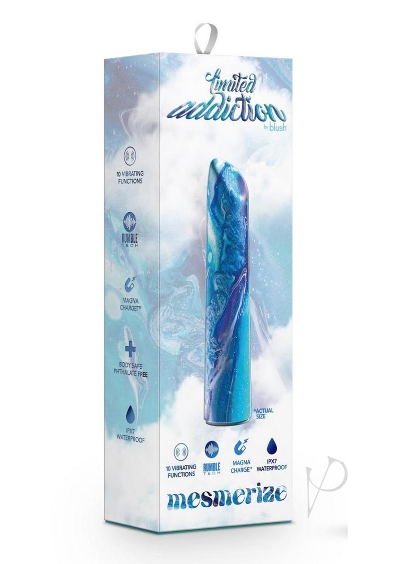 Limited Addiction Mesmerize Rechargeable Power Vibrator - Azure