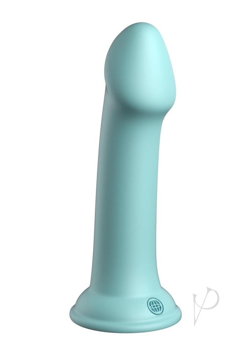 Dillio Platinum Big Hero Silicone Dildo 6in - Teal