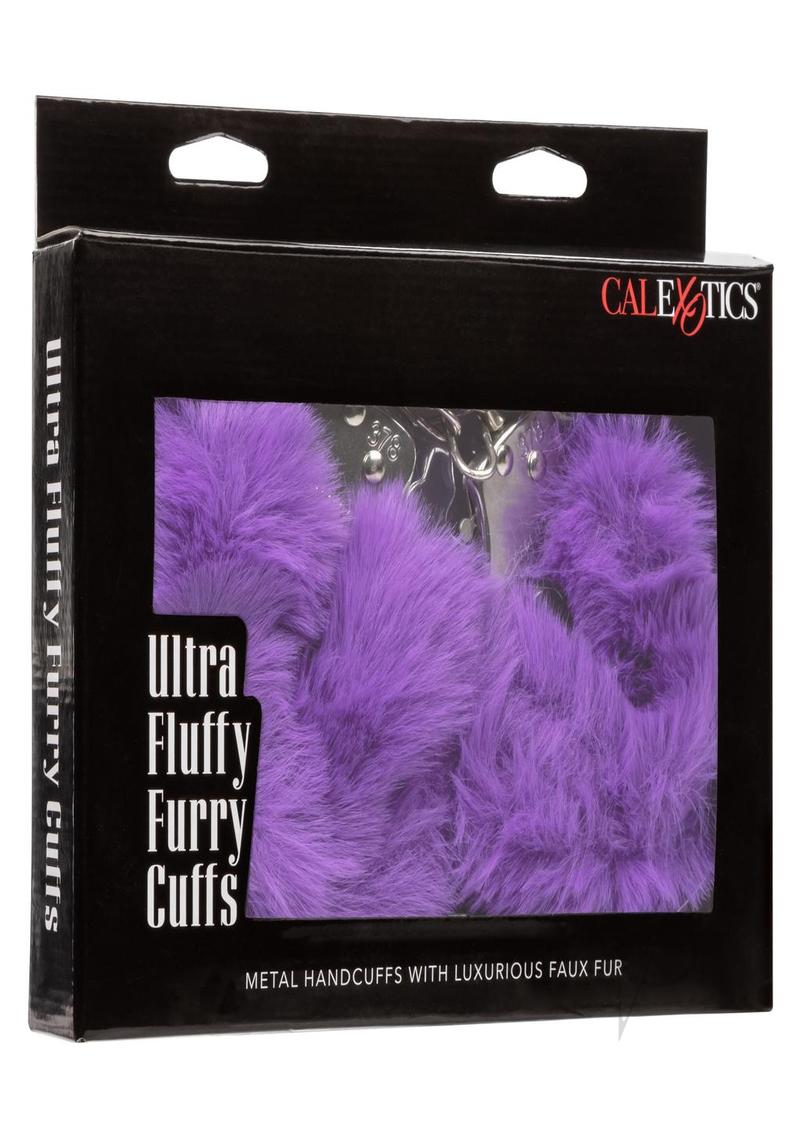 Purple  Fur cuffs two piece main image 1