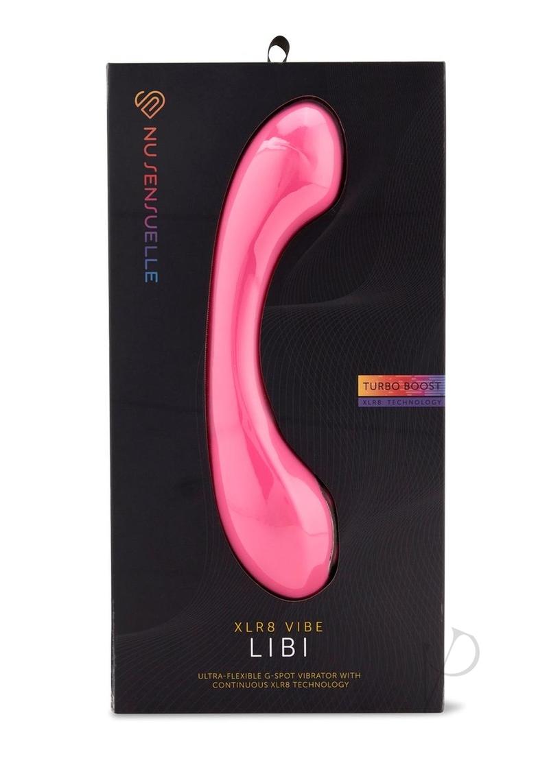 Nu Sensuelle Libi Flexible Rechargeable Silicone G-Spot Vibrator - Deep Pink