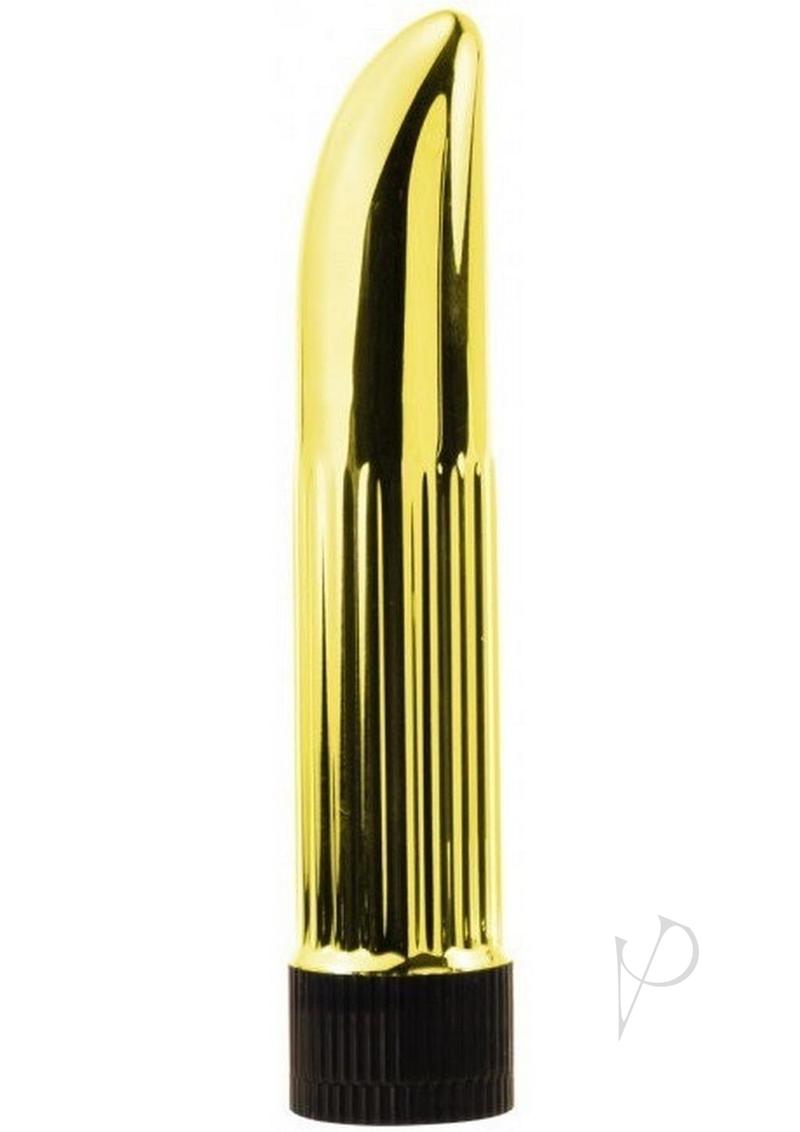 ME YOU US Lady Lust Ribbed Mini Vibrator - Gold