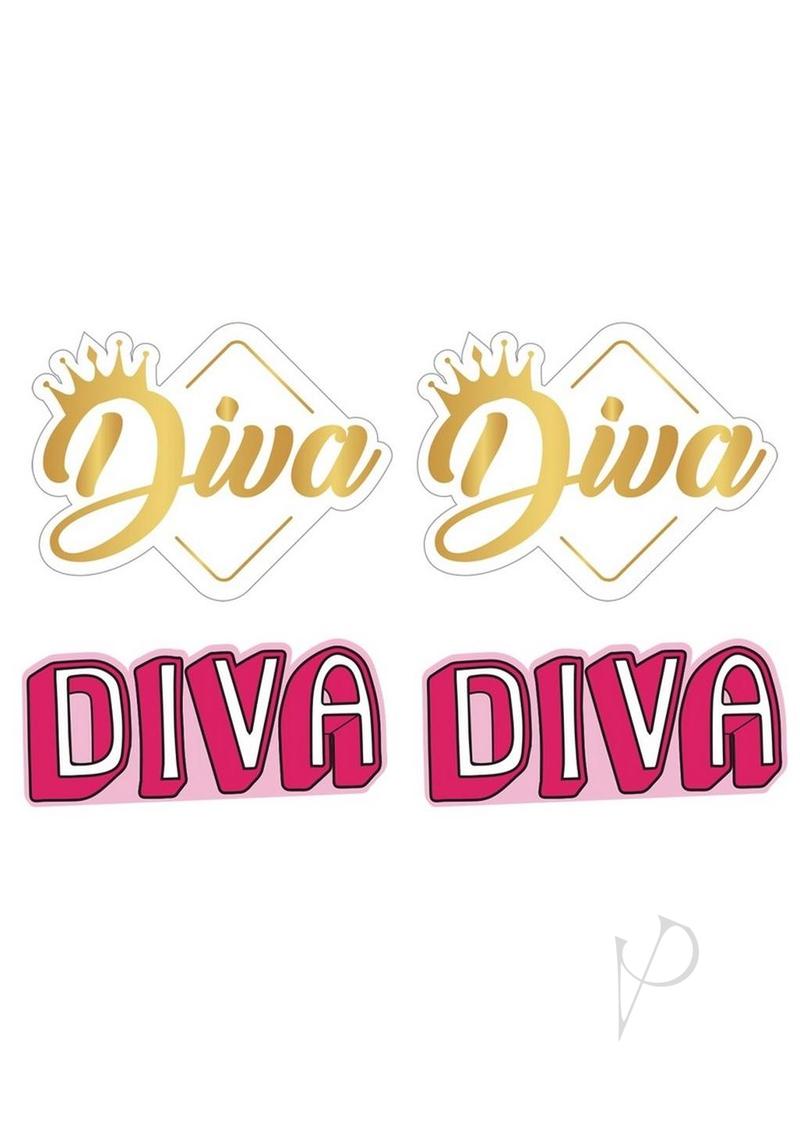 Peekaboo Diva Pasties - White