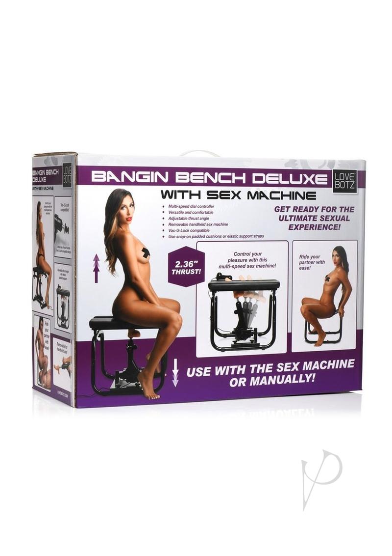 LoveBotz Deluxe Bangin' Bench with Sex Machine