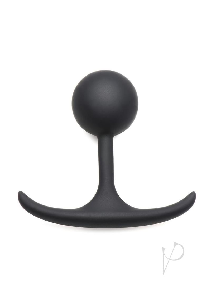 Heavy Hitters Comfort Plugs Silicone Weighted Round Plug 3.3in - Black